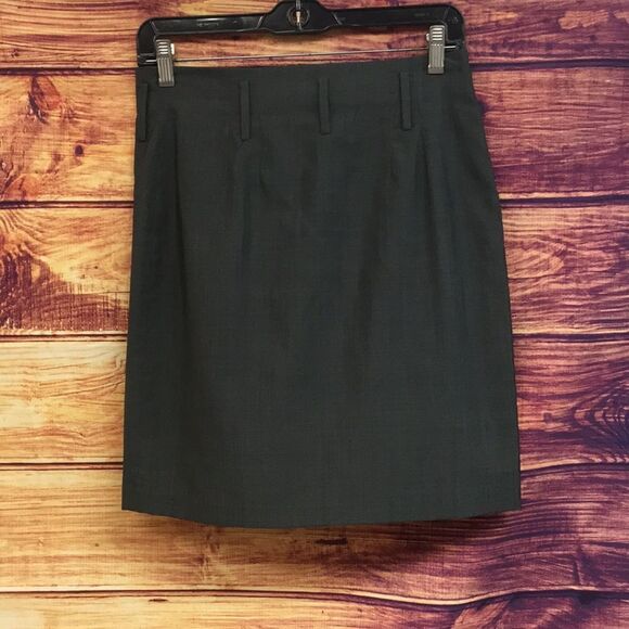 Gucci Silk/Wool Blend Grey Mini Pencil Skirt - Picture 3 of 7